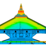 Rendered lighting design of Temple Apex