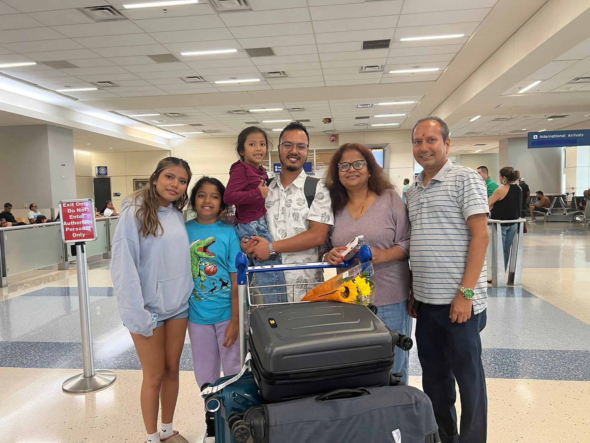 Arrival at the states